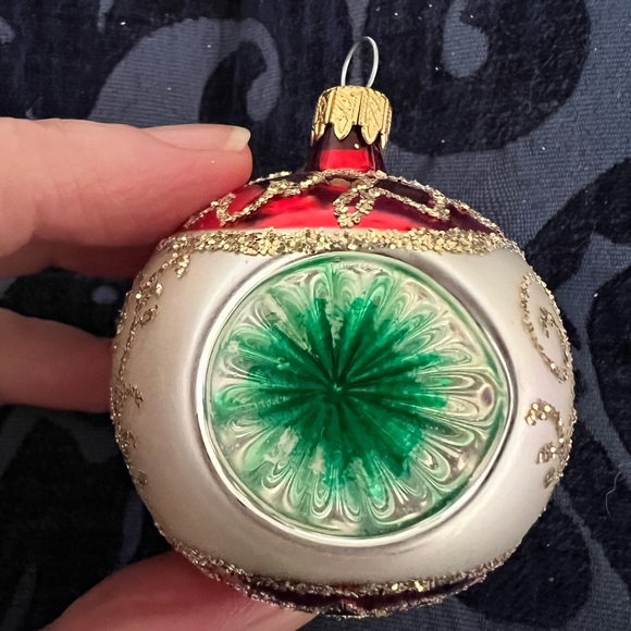 Colorful Vintage Christmas Ornaments Set of 4 - Picture 3 of 12